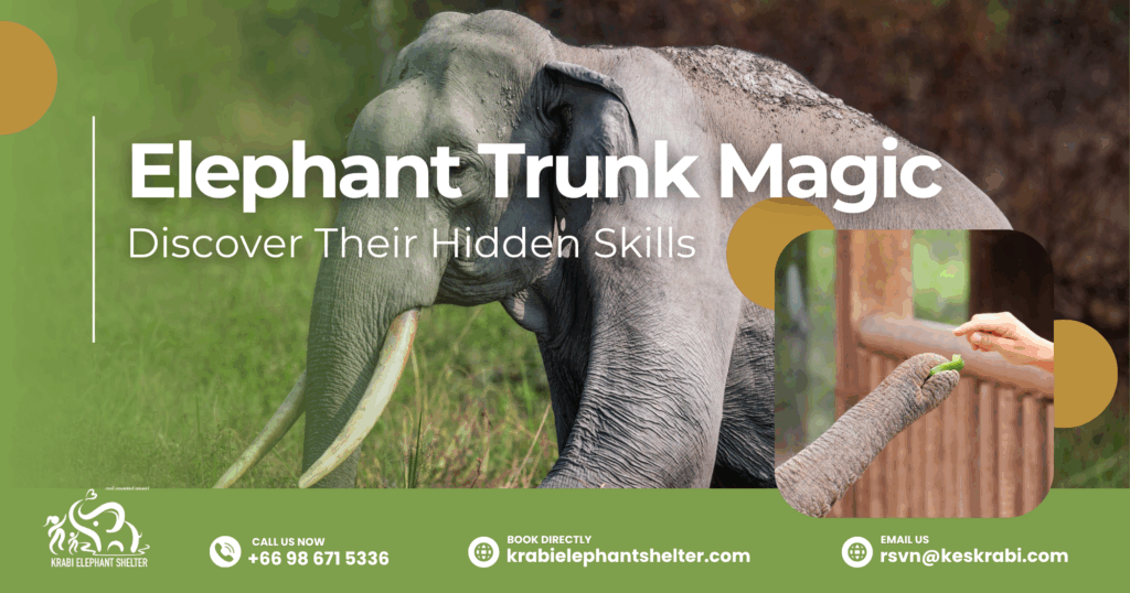 Elephant Trunk: How Elephants Use Their Trunks?